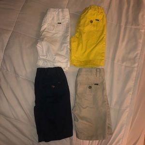 4 pair of polo shorts size 4t